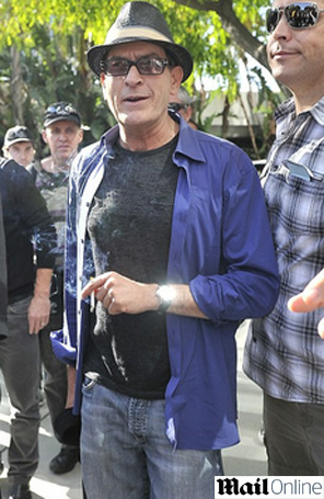 Charlie Sheen tem ataque de fúria em jogo