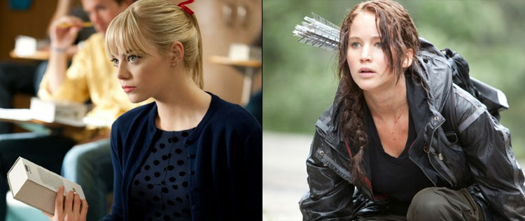 Emma Stone diz que Jennifer Lawrence lhe deu coragem