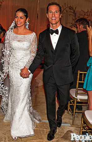 Camila Alves casou com vestido feito por uma brasileira de 78 anos
