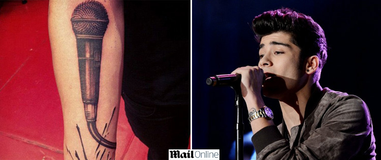Zayn Malik, do <I>One Direction</i>, faz tatuagem