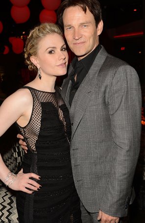 Anna Paquin e Stephen Moyer esperam gêmeos