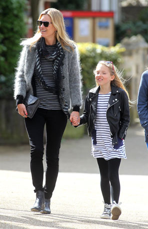 Filha de Kate Moss pensa em ser modelo