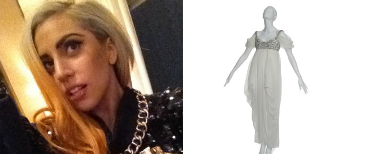 Lady Gaga arremata vestido <i>McQueen</i> por mais de 276 mil reais