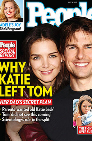 Katie Holmes temia que Suri fosse enviada para internato, diz <I>site</i>