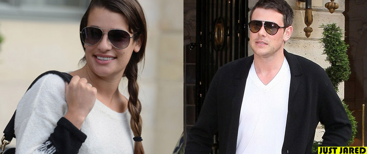 Lea Michele e Cory Monteith se despedem de Paris