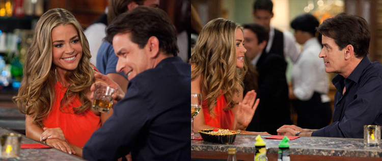 Ex de Charlie Sheen participa de sua nova série. Veja fotos!