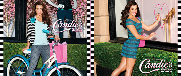 Confira imagens de Lea Michele para a <i>Candie´s</i>