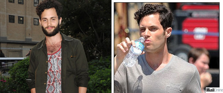 Penn Badgley raspa a sua barba