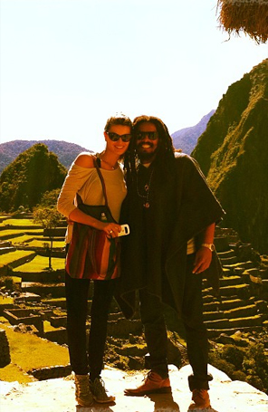 Isabeli Fontana e Rohan Marley passam férias no Peru