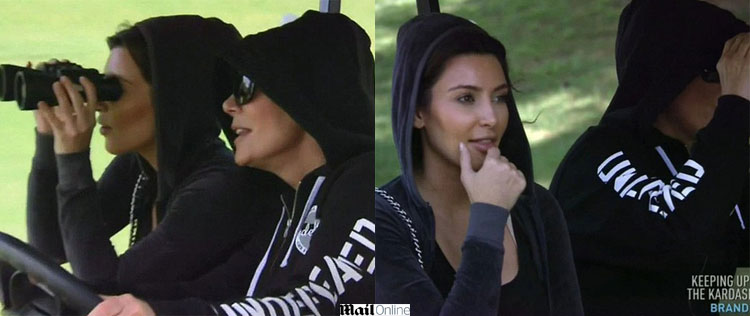 Kim Kardashian espiona o padrasto junto com a mãe