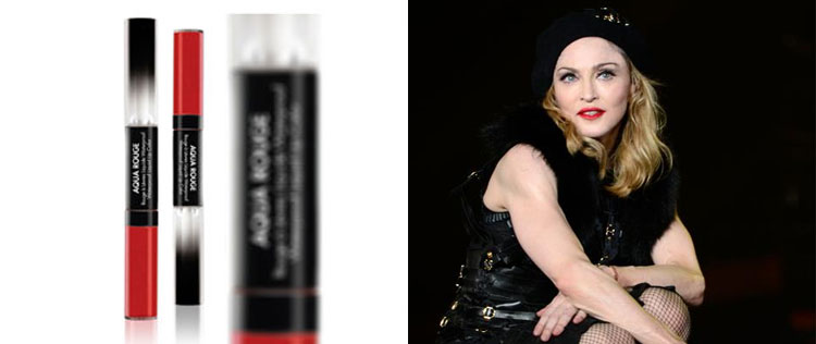 Madonna usa batom exclusivo em turnê