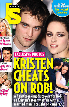 Kristen Stewart traiu Robert Pattinson, dizem revistas