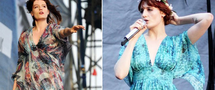 Florence Welch usa marca brasileira em <i>shows</i>