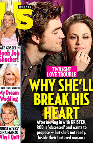 Amigos de Robert Pattinson achavam que Kristen Stewart não o amava