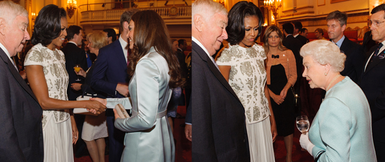 Kate Middleton e Michelle Obama se encontram em evento pré-Olímpico
