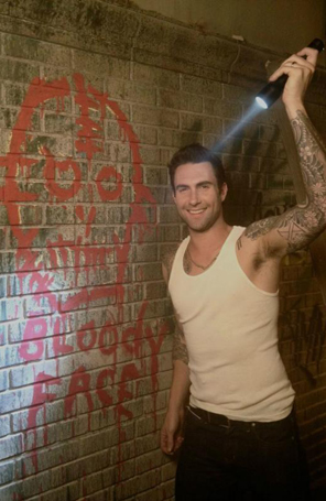 Adam Levine começa a gravar <i>American Horror Story</i>