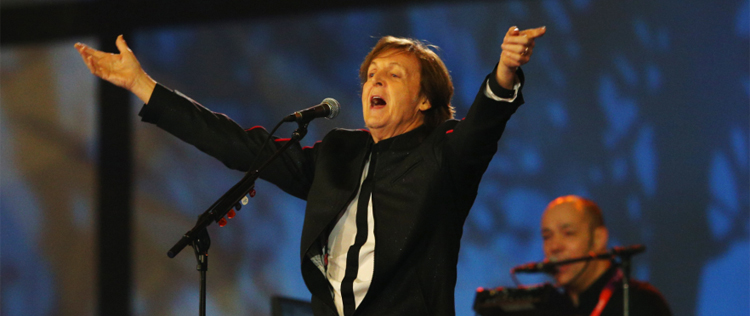 Paul McCartney recebeu três reais para se apresentar nas Olimpíadas