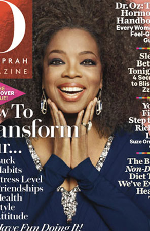 Oprah Winfrey mostra o cabelo natural para revista