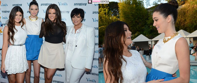Irmãs caçulas de Kim Kardashian posam em evento promovido pela <i>Seventeen</i>