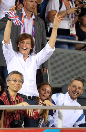 Paul McCartney vibra com vitória de equipe britânica no Jogos Olímpicos