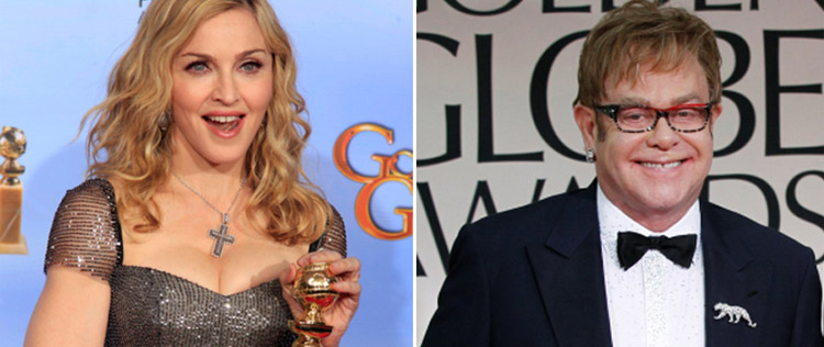 Elton John diz que Madonna se parece com uma <i>stripper</i>