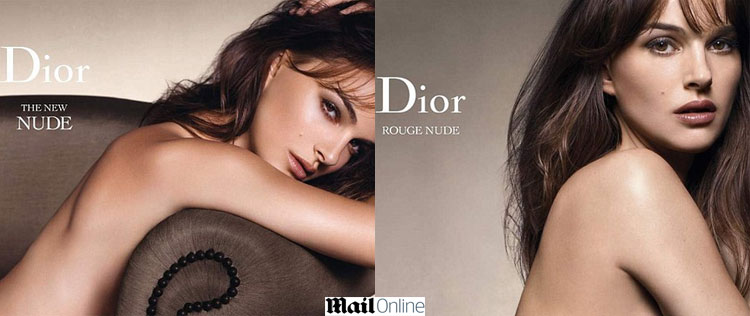 Nua, Natalie Portman estrela campanha da <i>Dior</i>