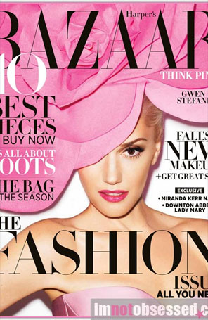 Gwen Stefani é capa da revista <i>Harper Bazaar</i>