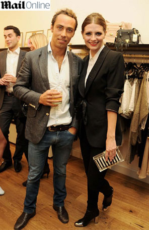 Mischa Barton inaugura loja com o irmão de Kate Middleton