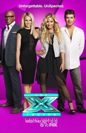 Britney Spears e Demi Lovato posam para foto promocional de <i>X Factor USA</i>!