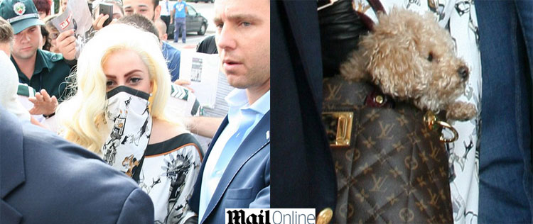 Lady Gaga chega na Bulgária e cobre parte do rosto à la Michael Jackson