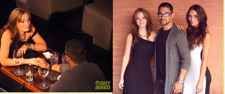 Leighton Meester vira par romântico de Wilmer Valderrama