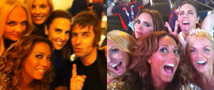 <i>Spices</i> postam foto com o vocalista da banda <i>Oasis</i> após briga
