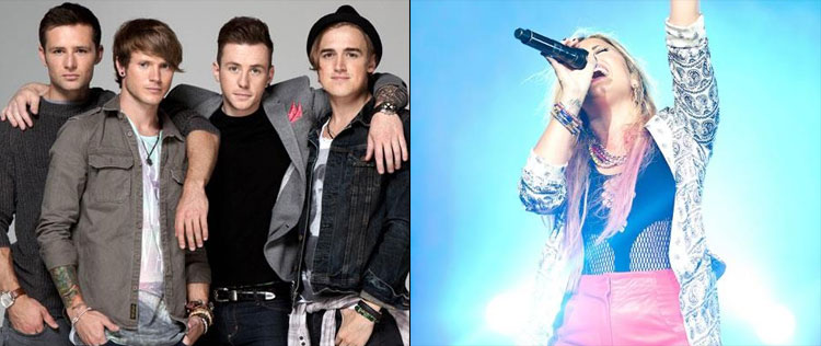 Demi Lovato e <i>McFly</i> virão para o Brasil