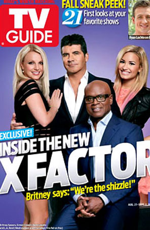 Britney Spears e jurados de <i>X Factor USA</i> estampam capa de revista