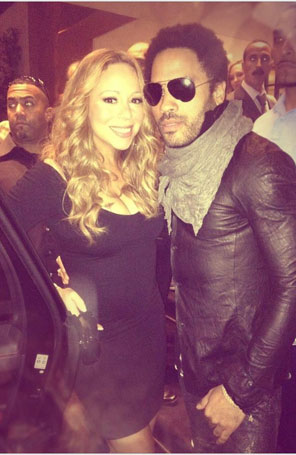 Mariah Carey usa sua influência para ter Lenny Kravitz em <i>Idol</i>