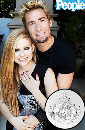Saiba detalhes do anel de noivado de Avril Lavigne