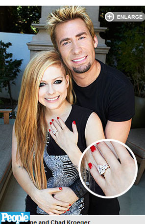 Saiba quanto custou o anel de noivado de Avril Lavigne!