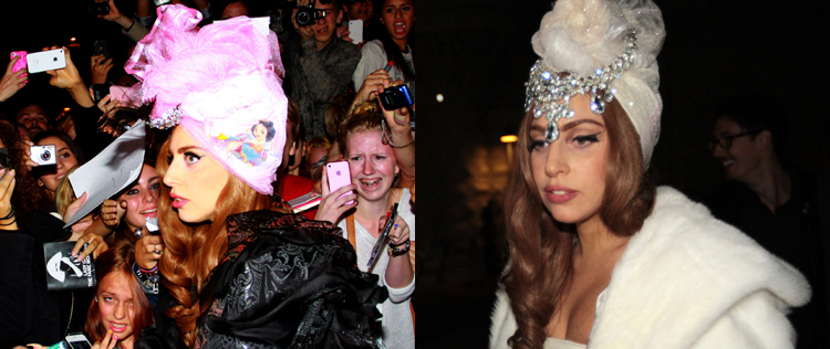 Lady Gaga usa turbante com figura da Branca de Neve