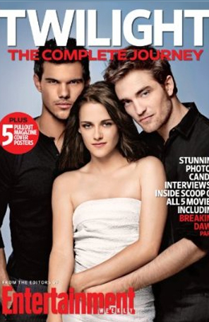 Kristen Stewart e Robert Pattinson aparecem juntos em capa de livro da saga <i>Crepúsculo</i>