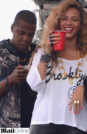 Beyoncé e Jay- Z curtem festival de música