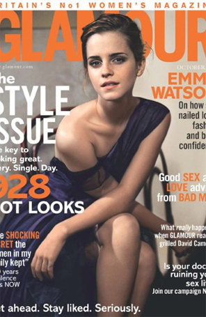 <i>- Eu aceito meu corpo como ele é</i>, afirma Emma Watson