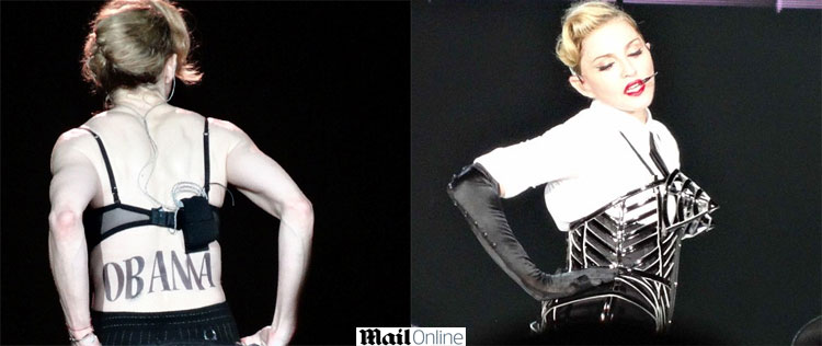 -<i>Hoje eu não vou mostrar o meu bumbum</i>, diz Madonna