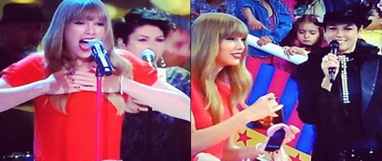 Taylor Swift grava participação no programa da Xuxa