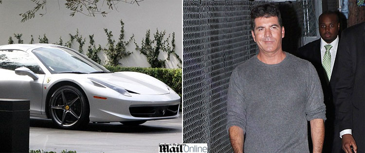 Simon Cowell compra sua segunda <i>Ferrari</i> em um ano