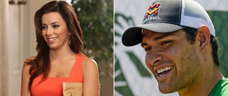Eva Longoria confirma namoro com Mark Sanchez