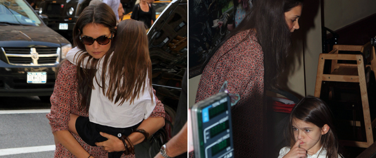 Katie Holmes mima Suri Cruise