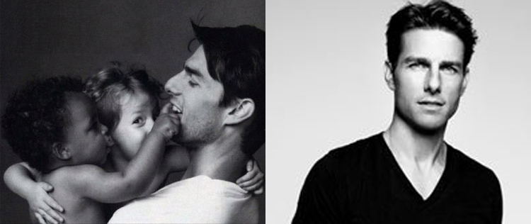 Filho de Tom Cruise posta foto com o pai e a irmã no <i>Twitter</i>