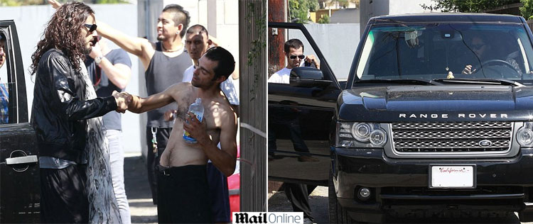 Russell Brand dá carona para mendigo em Los Angeles. Entenda!