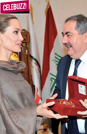 Angelina Jolie ganha presente de ministro Iraquiano