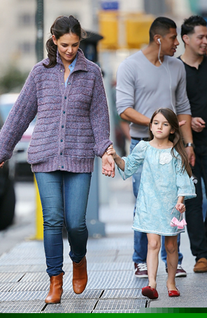 Katie Holmes está preocupada com Suri Cruise